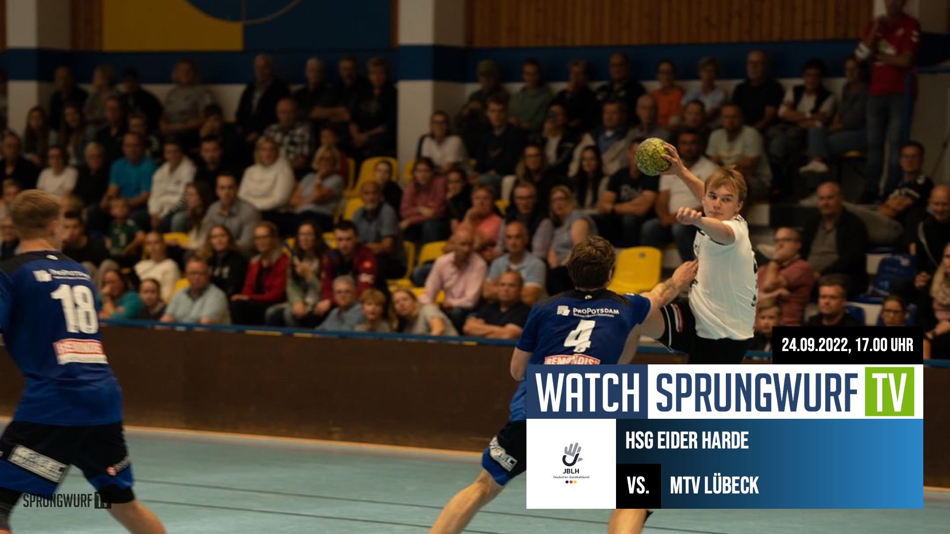 HSG Eider Harde vs. MTV Lübeck | Jugend-Bundesliga | männliche A-Jugend | 2022-2023